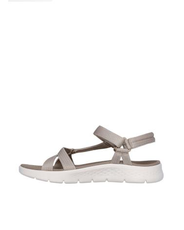 Sandales pour Femme SKECHERS SANDALIAS MUJER MODELO GO WALK FLEX SANDAL COLOR MARRON CLAR TPE