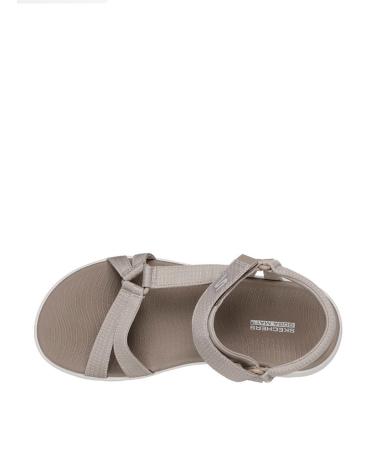 Sandales pour Femme SKECHERS SANDALIAS MUJER MODELO GO WALK FLEX SANDAL COLOR MARRON CLAR TPE
