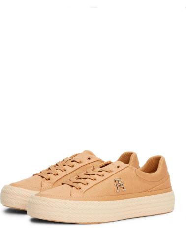 Esportes--De-Mujer-TOMMY-HILFIGER-ZAPATILLAS-VULC-SNEAKER-LINNEN-TAUPE
