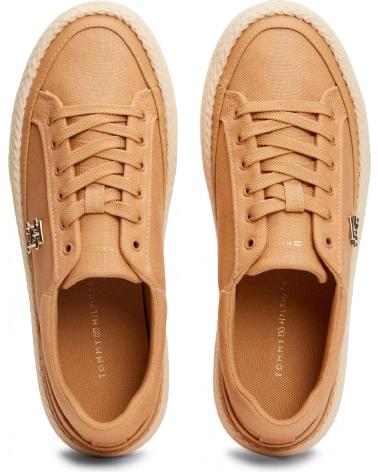 Esportes--De-Mujer-TOMMY-HILFIGER-ZAPATILLAS-VULC-SNEAKER-LINNEN-TAUPE