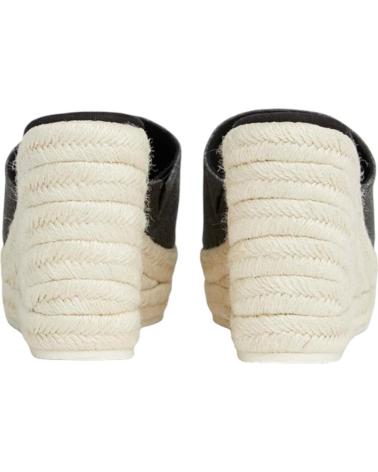 Sandalias de Mujer CALVIN KLEIN SANDALIA SLIDE WEDGE ROPE SANDAL ML BTW NEGRO