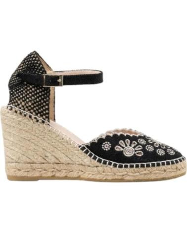 Zapatos de Mujer MACARENA ALPARGATAS MUJER MODELO CARLA39 COLOR NEGRO NEGRO NEGRO
