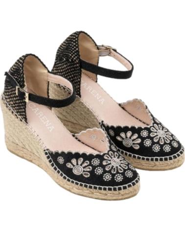 Zapatos de Mujer MACARENA ALPARGATAS MUJER MODELO CARLA39 COLOR NEGRO NEGRO NEGRO