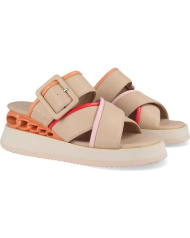 Sandalias de Mujer noa harmon SANDALIA CASUAL SINTETICA CON CUNA BEIG MULTI