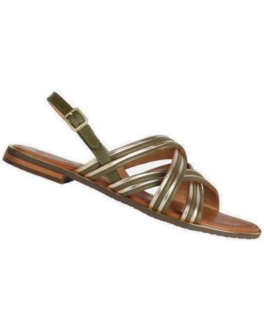 Woman Sandals GEOX D SOZY PLUS G - BUFALOVIT MET D35DQG01JCF DORADO AMARILLO