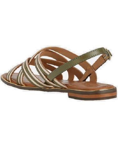 Woman Sandals GEOX D SOZY PLUS G - BUFALOVIT MET D35DQG01JCF DORADO AMARILLO