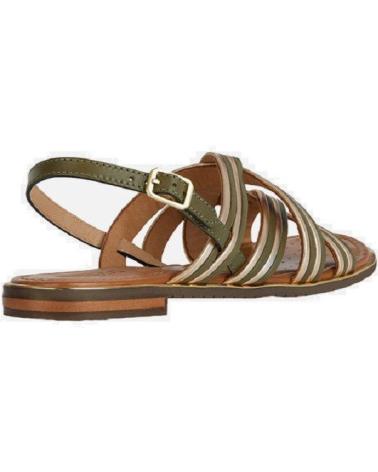 Woman Sandals GEOX D SOZY PLUS G - BUFALOVIT MET D35DQG01JCF DORADO AMARILLO