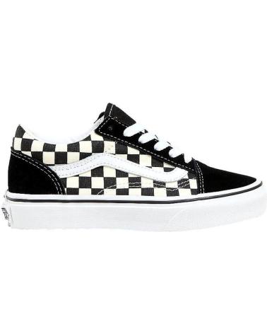 Deportivas-De-Niña-VANS-OFF-THE-WALL-ZAPATILLAS-VANS-OLD-SKOOL-NEGRO