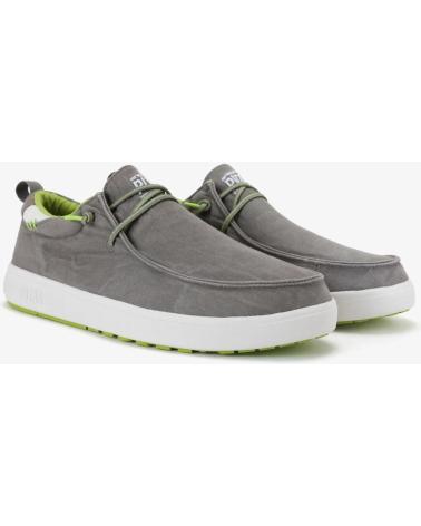 Schuhe für Herren WALK IN PITAS BIARRITZ - ZAPATO WALLABI DE ALGODON LAVADO - GRIS