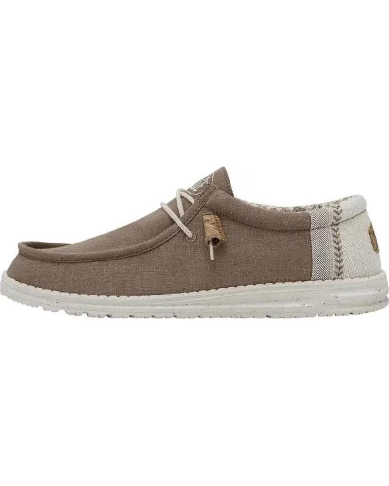 Shoes-De-Hombre-HEY-DUDE-ZAPATOS-DUDE-EN-COLOR--PARA-HOMBRE-TAUPE