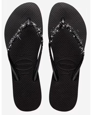 HAVAIANAS SLIM GLITTER II NEGRO