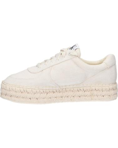 Deportivas de Mujer CALVIN KLEIN YW0YW01437 ESPADRILLE 0F9 CREAMY WHITE-BRIGHT WHITE