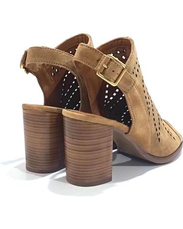 Sandalen für Damen ALPE SANDALIA ABOTINADA DE PIEL DE SERRAJE CON TACON CUERO