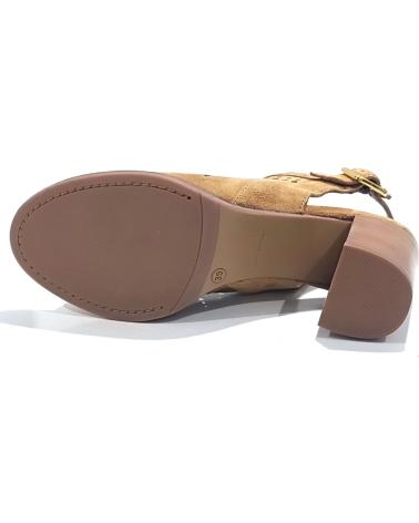 Sandalen für Damen ALPE SANDALIA ABOTINADA DE PIEL DE SERRAJE CON TACON CUERO