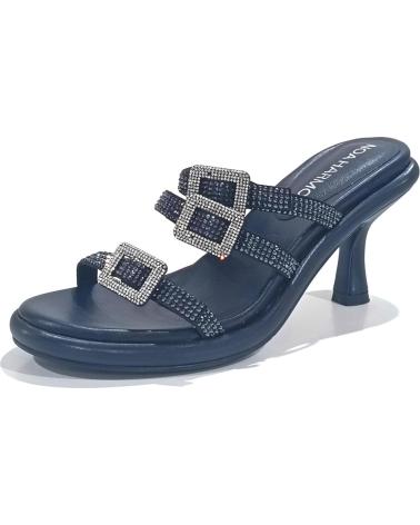 Sandalias de Mujer NOA HARMON SANDALIA VESTIR EN TEXTIL CON TACON Y PLATAFORMA NEGRO