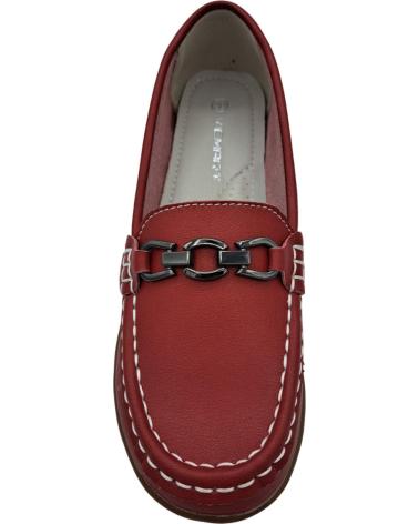 Schuhe für Damen CALZADOMANIA MOCASIN MUJER PIEL ROJO