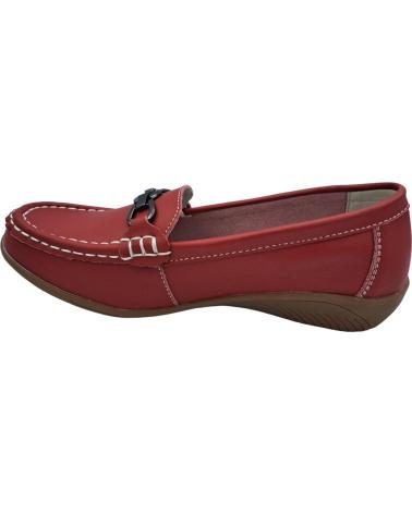 Schuhe für Damen CALZADOMANIA MOCASIN MUJER PIEL ROJO
