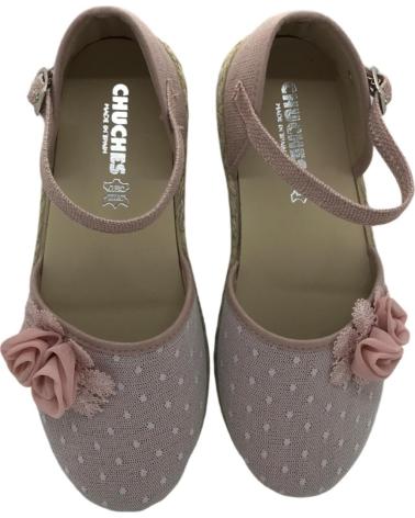 girl Sandals CHUCHES VALENCIANA CEREMONIA NINA 36000-YUTE-0519 ROSA PALO