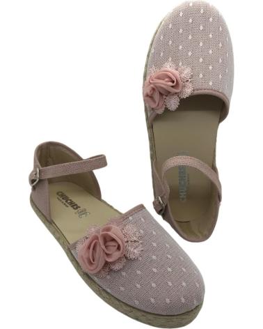 girl Sandals CHUCHES VALENCIANA CEREMONIA NINA 36000-YUTE-0519 ROSA PALO