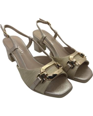 Woman Sandals MYSOFT SANDALIA FIESTA MUJER 21M144 PLATINO