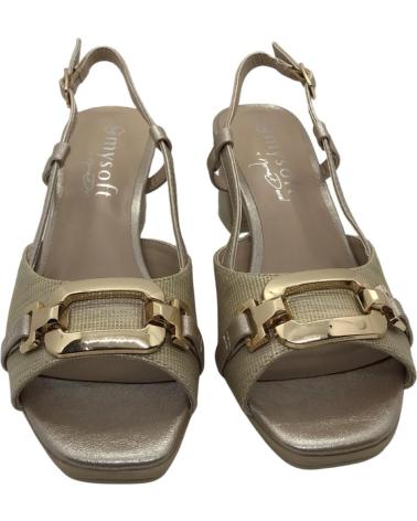 Woman Sandals MYSOFT SANDALIA FIESTA MUJER 21M144 PLATINO