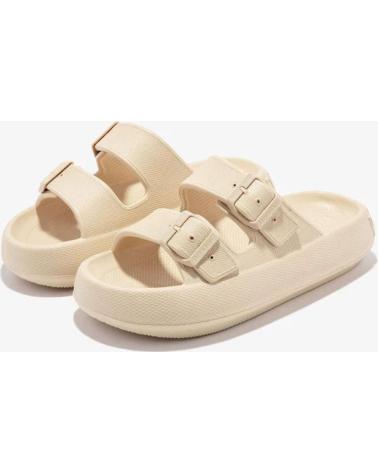 Zapatos de Mujer d franklin SANDALIAS PLANAS D FRANKLIN BLOOMER BIO MUJER BEIG BEIGE