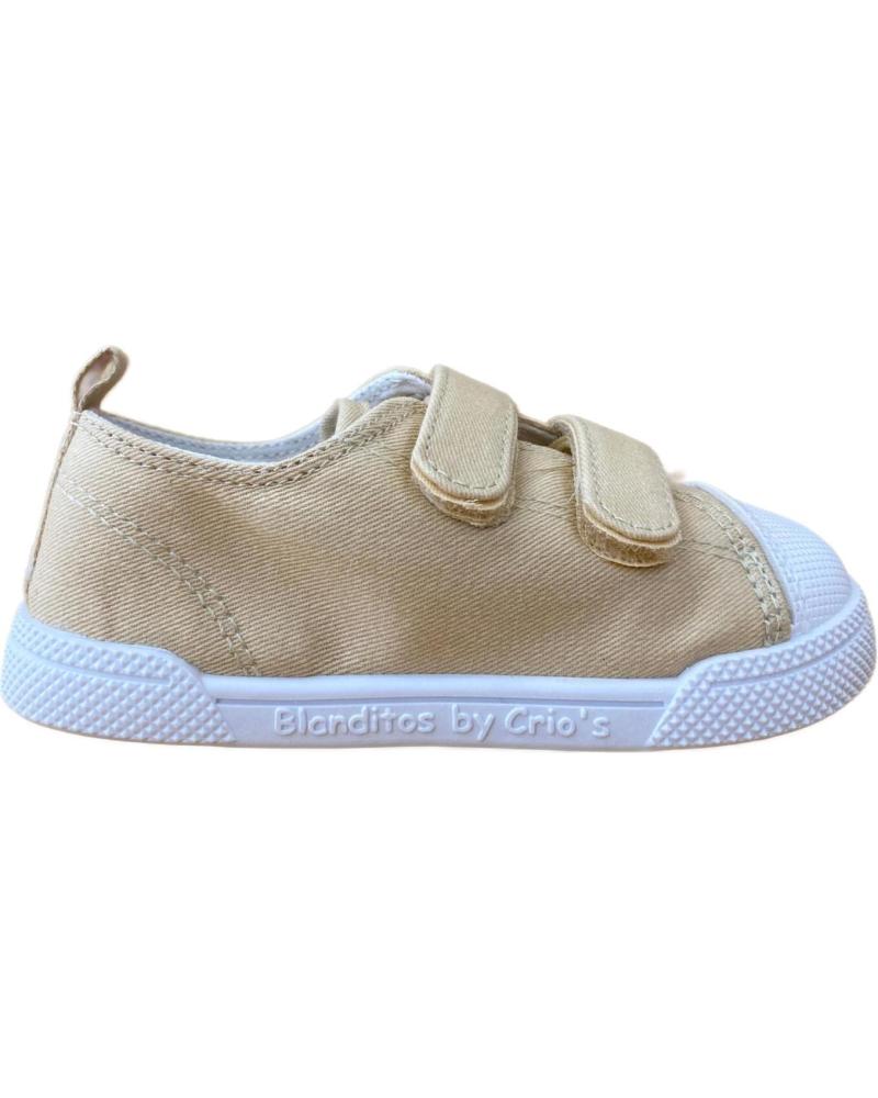Trainers-De-Niña-CRIOS-BLANDITOS-DE-ZAPATILLA-LONA-MELON-BEIGE