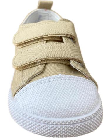 Trainers-De-Niña-CRIOS-BLANDITOS-DE-ZAPATILLA-LONA-MELON-BEIGE