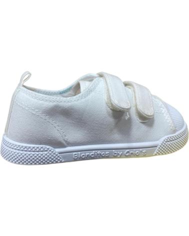 Trainers-De-Niña-CRIOS-BLANDITOS-DE-ZAPATILLA-LONA-MELON-BLANCO