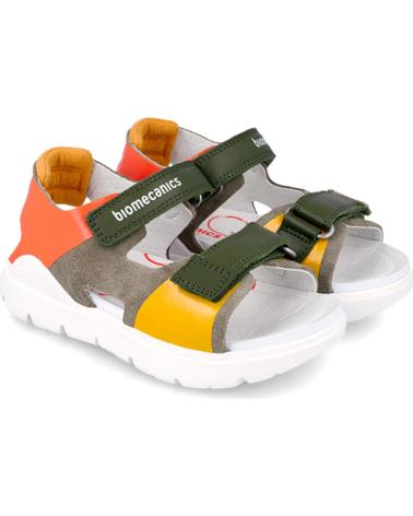 Sandali per Bambino BIOMECANICS SANDALIAS NINA MODELO 242272B COLOR VERDE MILITAR MILITAR