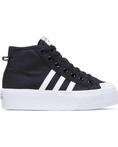 Sportif pour Femme et Fille ADIDAS ZAPATILLAS NIZZA PLATFORM MID W NEGRO