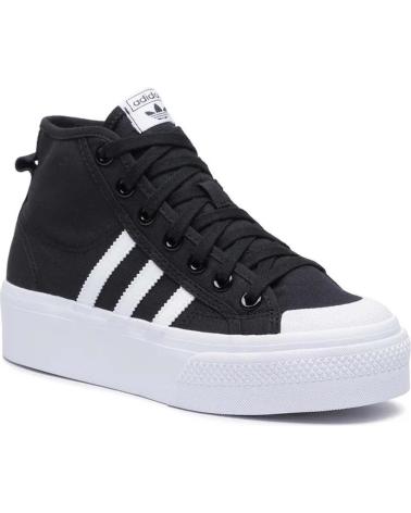 Sportif pour Femme et Fille ADIDAS ZAPATILLAS NIZZA PLATFORM MID W NEGRO