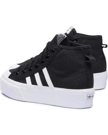 Sportif pour Femme et Fille ADIDAS ZAPATILLAS NIZZA PLATFORM MID W NEGRO