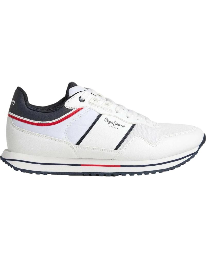 Sapatilhas de Homem PEPE JEANS PMS30996-800 TOUR CLUB WHITE
