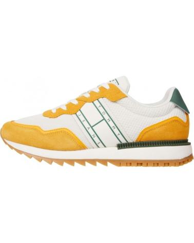 Sportivo per Uomo TOMMY HILFIGER ZAPATILLAS SNEAKERS RETRO RUNNER PARA HOMBRE EN COLOR AMARIL AMARILLO