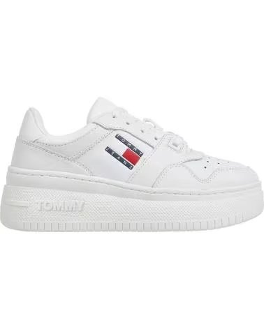 Sports-Shoes-De-Mujer-TOMMY-HILFIGER-ZAPATILLAS-MUJER-TJW-RETRO-BASKET-FLATFOR-0K4