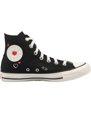 Sportif pour Femme et Homme et Fille et Garçon CONVERSE MODELO CHUCK TAYLOR ALL STAR PARA MUJER COLOR NEGRO