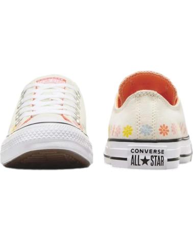 Sneaker für Damen und Mädchen CONVERSE A08107C CHUCK TAYLOR ALL STAR FLORAL GARZA-MAGMA PáLIDO-SUENO NUBOSO BLANCO