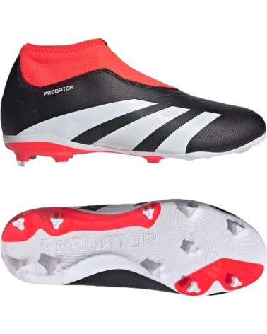 CHUTEIRAS MULTITERRENO ADIDAS PREDATOR CLUB PARA CRIANÇA PRETO E VERMELHO NEGRO