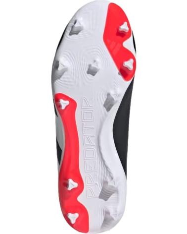 CHUTEIRAS MULTITERRENO ADIDAS PREDATOR CLUB PARA CRIANÇA PRETO E VERMELHO NEGRO