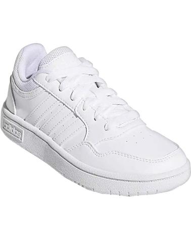 Scarpe sport per Bambino ADIDAS ZAPATILLAS HOOPS 3 0 K BLANCO BLANCO GW0433 NINO CORDON BLANCO