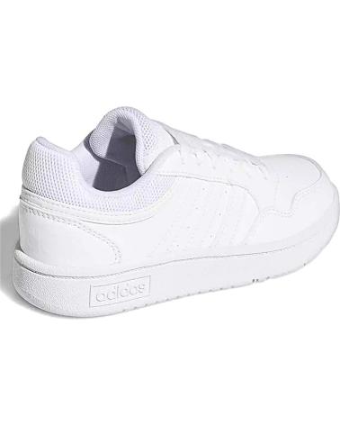 Scarpe sport per Bambino ADIDAS ZAPATILLAS HOOPS 3 0 K BLANCO BLANCO GW0433 NINO CORDON BLANCO