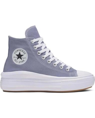 Esportes  de Mulher e Menina CONVERSE A06500C CHUCK TAYLOR ALL STAR MOVE THUNDER DAZE-WHITE-GUM AZUL