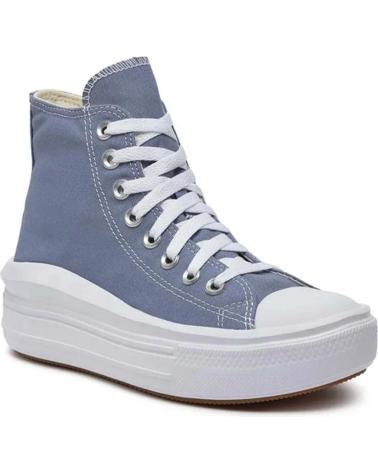 Esportes  de Mulher e Menina CONVERSE A06500C CHUCK TAYLOR ALL STAR MOVE THUNDER DAZE-WHITE-GUM AZUL