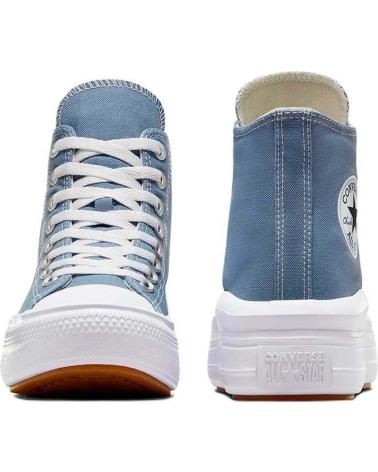 Esportes  de Mulher e Menina CONVERSE A06500C CHUCK TAYLOR ALL STAR MOVE THUNDER DAZE-WHITE-GUM AZUL