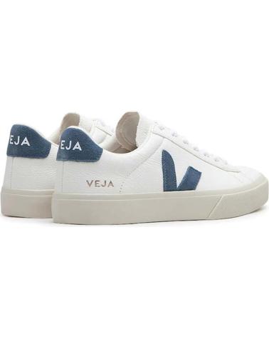 Sportivo-De-Mujer-VEJA-ZAPATILLAS-SNEAKERS-CAMPO-CHROMEFREE-LEATHER-PARA-MUJER-EN-C-BLANCO