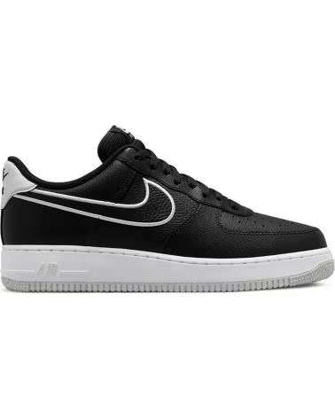 Sportivo per Donna e Uomo e Bambino NIKE ZAPATILLAS SNEAKERS AIR FORCE 1 07 PARA HOMBRE EN COLOR NEGR NEGRO