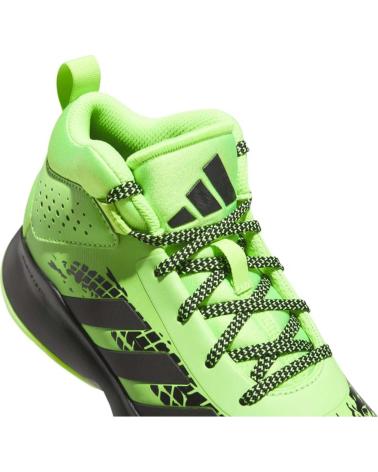 ADIDAS ZAPATILLAS BASKET CROSS EM UP 5 KIDS WIDE SOLAR GREEN VERDE FLUOR