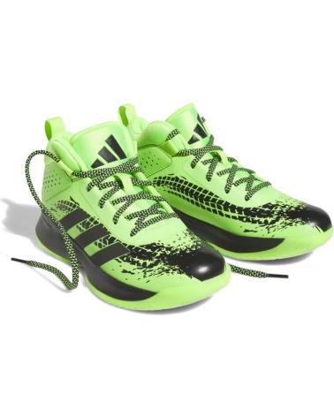 ADIDAS ZAPATILLAS BASKET CROSS EM UP 5 KIDS WIDE SOLAR GREEN VERDE FLUOR