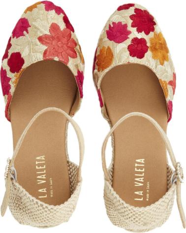 Sandalias de Mujer LA VALETA CAMELIA BEIGE
